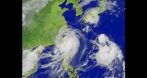 莫拉克MORAKOT颱風衛星雲圖影片-彩色 HD 1080i