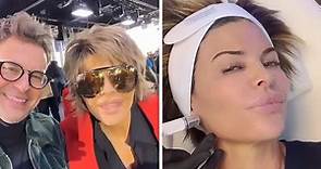 Lisa Rinna shows off her view during NYFW and diamond facial