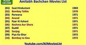 Amitabh Bachchan Movies List
