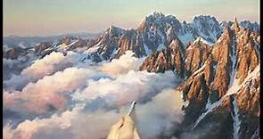 Painting oil on canvas "Alps, Aiguille du Midi" Artist Alik Oleynik