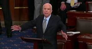 John McCain returns to the Senate for health-care vote (full speech)