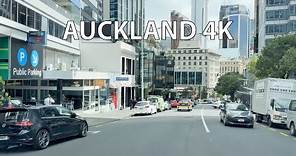 Driving Downtown - Auckland 4K HDR - New Zealand