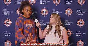 Connecticut Sun - Assistant Coach Abi Olajuwon talks about...