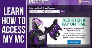 How to enter MC's Student Portal MyMC