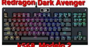 Unboxing e funções do teclado Redragon Dark Avenger K568 Modelo 2.