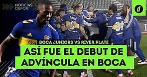 Boca Juniors vs River Plate: así fue el debut de Luis Advíncula con la camiseta xeneinse
