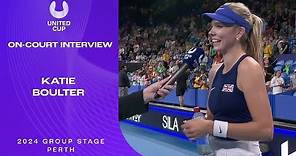 Katie Boulter On-Court Interview | United Cup 2024 Group C