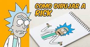 Como dibujar a Rick Sanchez