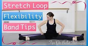 Stretch Loop Flexibility Band For Dancers, Tendu Stretch Loop | Tips On Ballet Technique