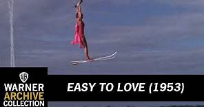 Esther Williams Water Ski to Helicopter Stunt | Easy To Love | Warner Archive