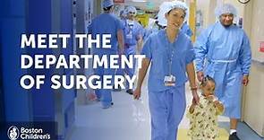 A look inside the Department of Pediatric Surgery | Boston Children’s Hospital