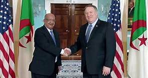 Secretary Pompeo Meets with Algerian Foreign Minister Abdelkader Messahel