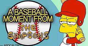The Simpsons - A Baseball Moment From The Simpsons - (1996) RARE BUMPERS