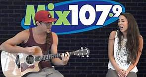 Alex & Sierra - Give Me Something (Acoustic live at Mix 107.9)
