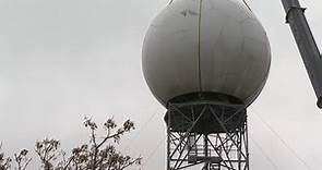 8,000-pound National Weather Service radar in New Braunfels gets a face lift