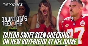 Taylor Swift Seen Cheering On "New Boyfriend" At NFL Game