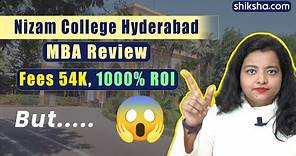Nizam College MBA Review | Pros | Cons