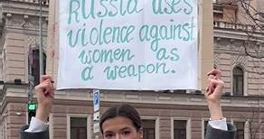 A reminder that Russian uses systematic violence against women as a weapon.