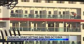 Carnival Cruise Line opens 2024-2025 sales for Carnival Spirit cruises in Mobile