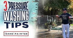 3 Pressure Washing Tips the Pro's Use to Get the Best Results Every Time!