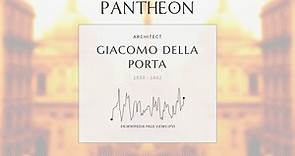 Giacomo della Porta Biography | Pantheon