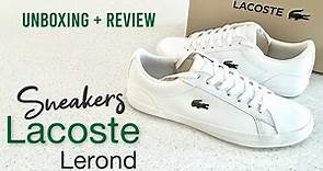 Sneakers Lacoste Lerond | Unboxing + Review en español