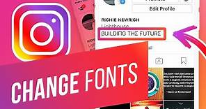 How to Change Instagram Username Font | How to Change the Font in Your Instagram Bio