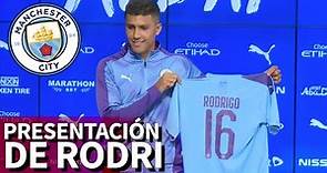 Presentación de Rodri con el Manchester City | Diario AS