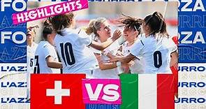 Highlights: Svizzera-Italia 1-3 - Under 19 femminile (12 aprile 2022)