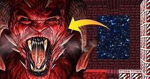 INVOCAMOS AL DIABLO 👹 PORTAL DEL INFIERNO MINECRAFT (INFIERNO REAL) | DIMENSIONES #58