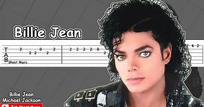 Michael Jackson - Billie Jean Guitar Tutorial