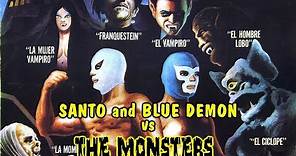 "Santo and Blue Demon vs the Monsters" English subtitles! 1970 movie HQ