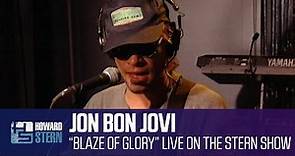 Jon Bon Jovi “Blaze of Glory” Live on the Stern Show (1997)