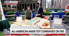 All-American made toys companies on display in FOX Square