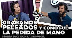 GRABAMOS PELEADOS Y COMO FUE LA PEDIDA DE MANO - Maria Paz Gonzales-Vigil en La Lengua