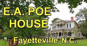 Exploring the E.A. Poe House in Fayetteville North Carolina NC - RM00265