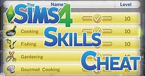 The Sims 4 Level Up Skills Cheat