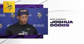 Joshua Dobbs Reacts to Keeping the Starting Quarterback Job & Discusses Justin Jefferson's Return