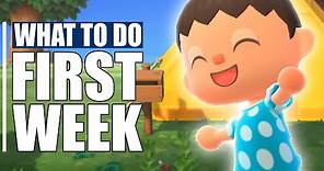 👉 Your First Week in Animal Crossing New Horizons - First Things to Do + Tips!