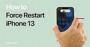 How to Force Restart iPhone 13