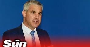 Health Minister Stephen Barclay makes speech on health care plans at Tory Party Conference