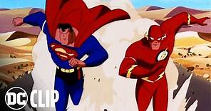 Superman Races The Flash Clip - Superman: The Animated Series | DC