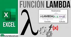 La función LAMBDA - Como funciona LAMBDA en Excel