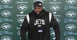 "Both Of Us Are Playing For A Lot" | Duane Brown Media Availability | The New York Jets | NFL