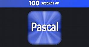 Pascal in 100 Seconds