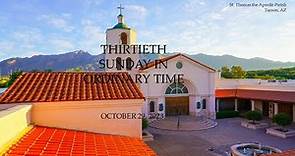 Thirtieth Sunday in Ordinary Time - 11:30 AM Live Stream