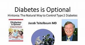 Diabetes is Optional - Hintonia latiflora, Diet, Lifestyle