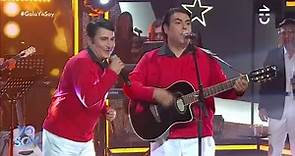 Claudio y Marcelo cantaron "Popotitos" de Dúo Dinámico en Yo Soy Chile 3