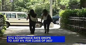 NYU acceptance rate drops for class of 2027
