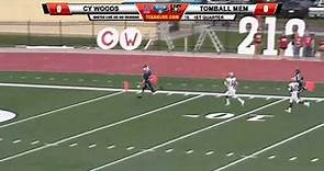 Deep pass to WR Logan Kyle on Tomball Memorials first possession of the game